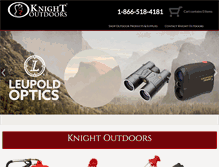 Tablet Screenshot of knightoutdoors.com
